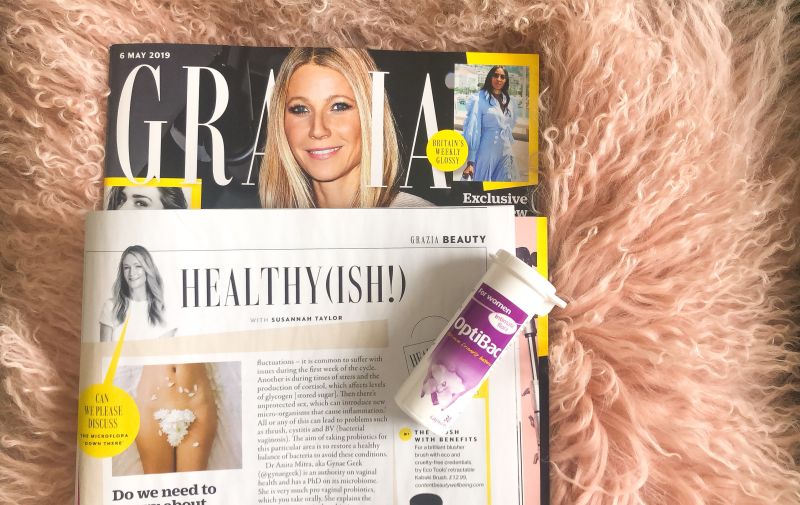 grazia magazine & Optibac 'For women' 